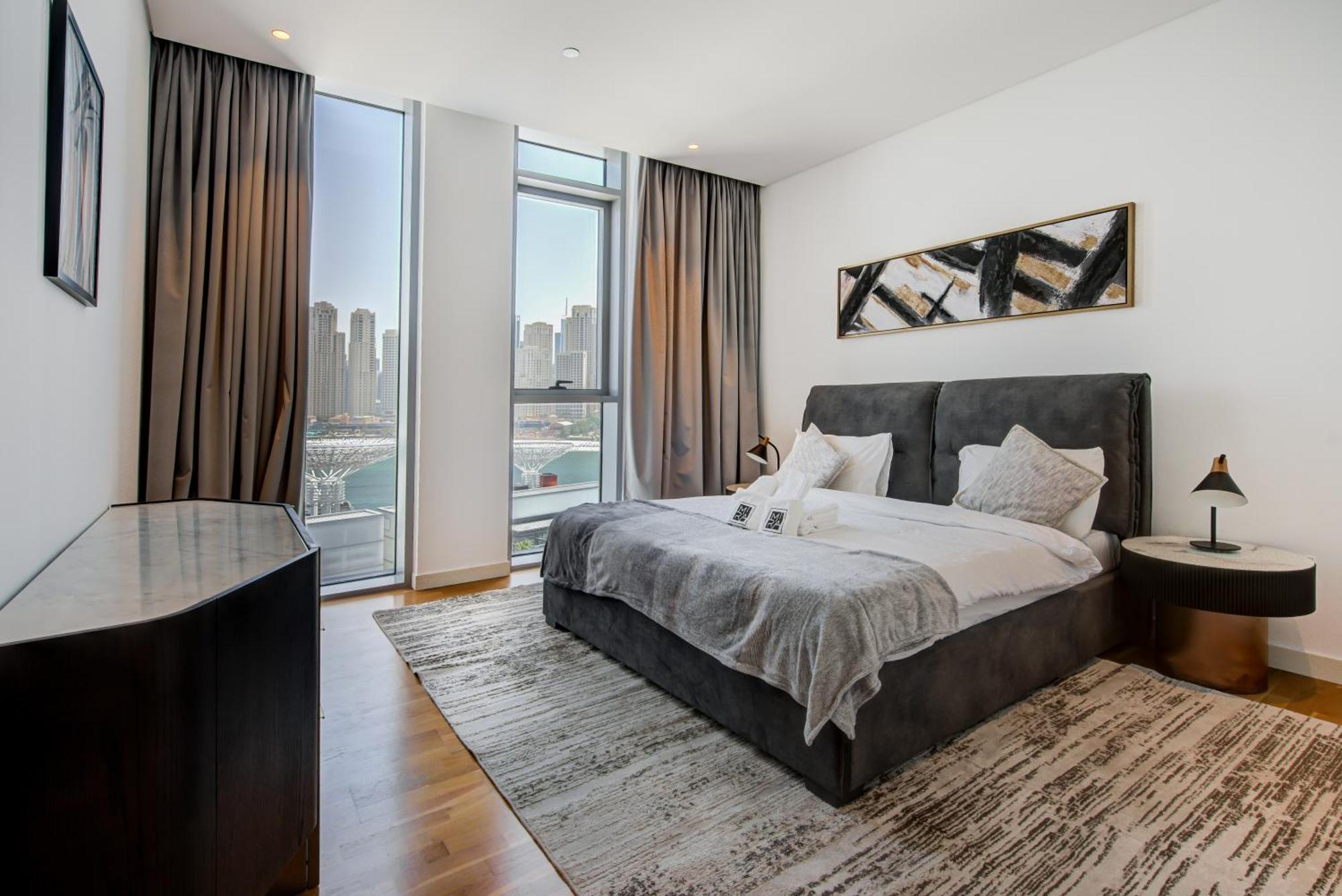 Appartement Mira Homes - Newly 2 Bedroom In Bluewaters With Sea View